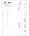 PICCOLA * COLGANTE LED 5W NEGRO